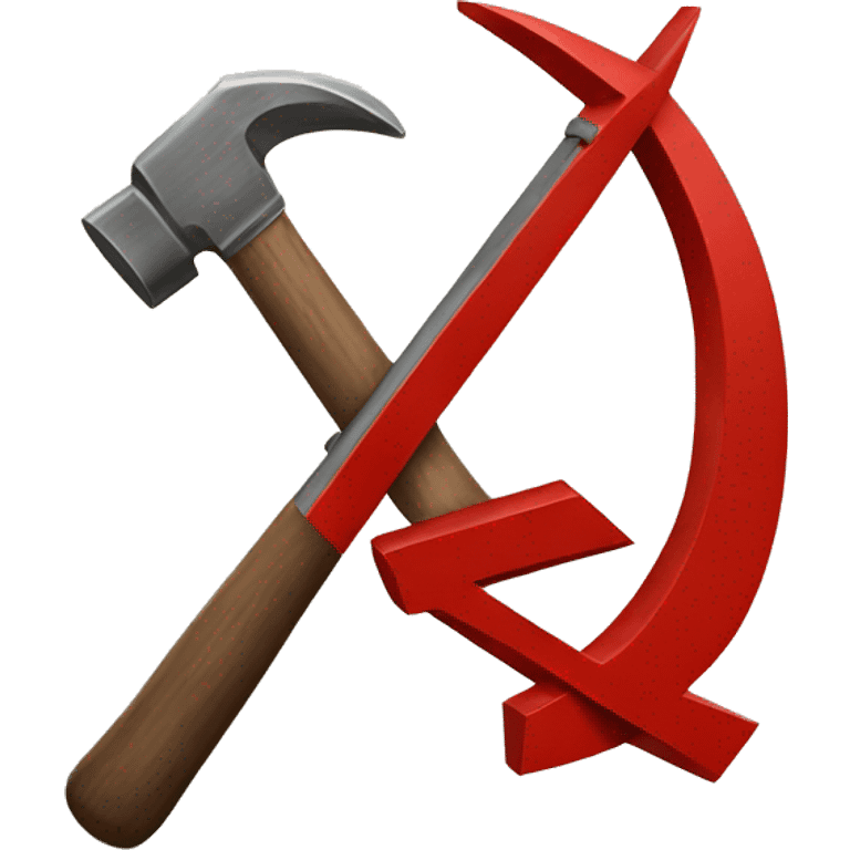 Hammer and sickle emoji