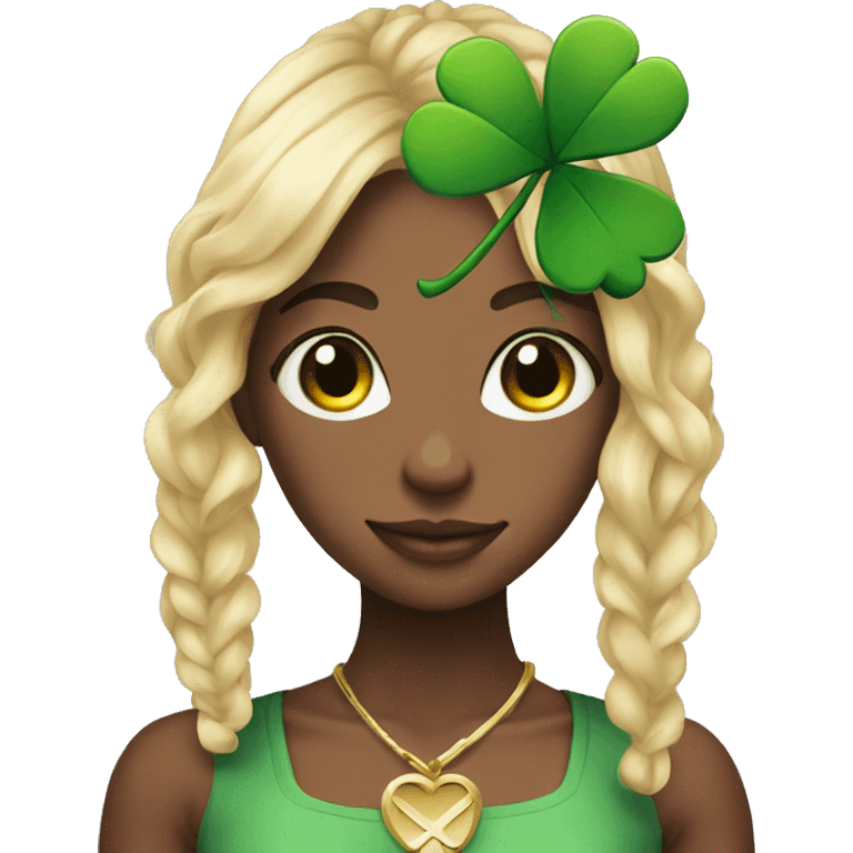 Idol with clover emoji