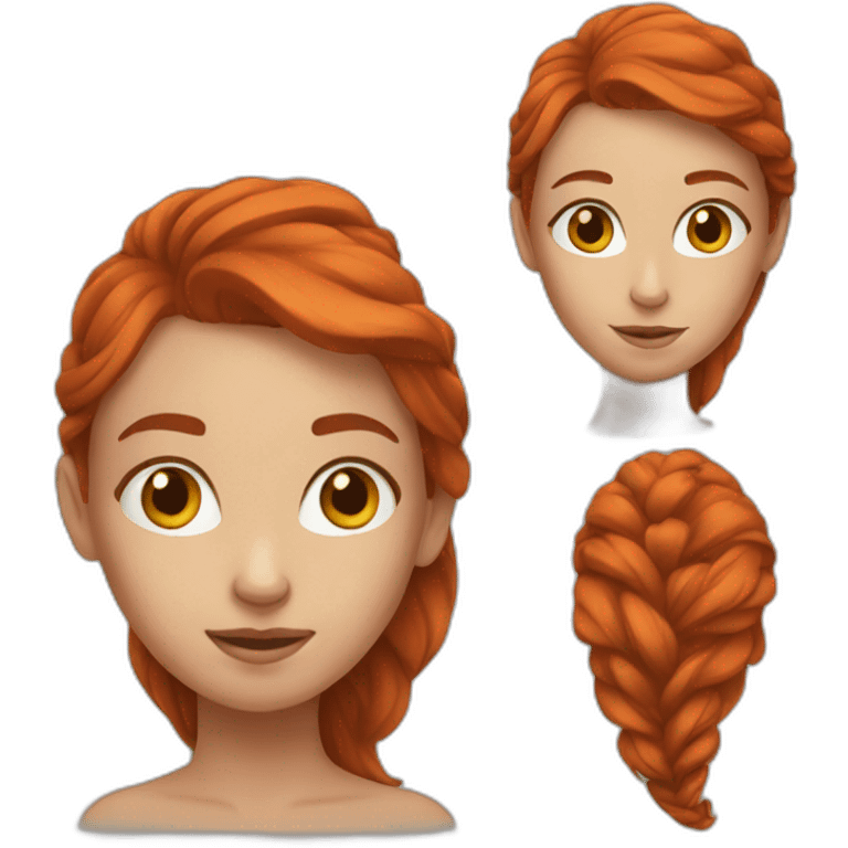 redheaded girl emoji