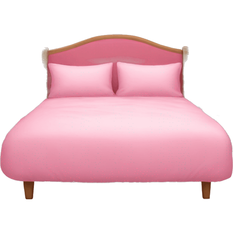 Pink bed emoji