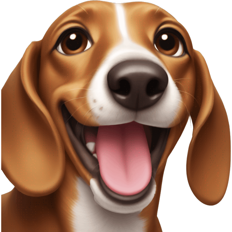 Dachshund smile emoji