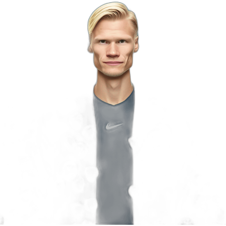 Erling haaland with manchester city emoji