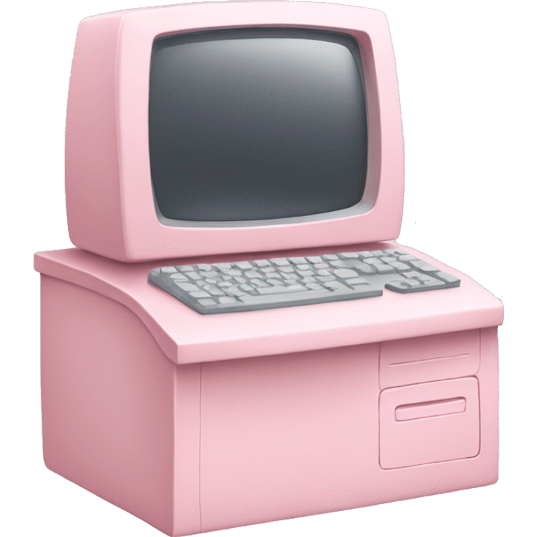 pastel pink computer emoji