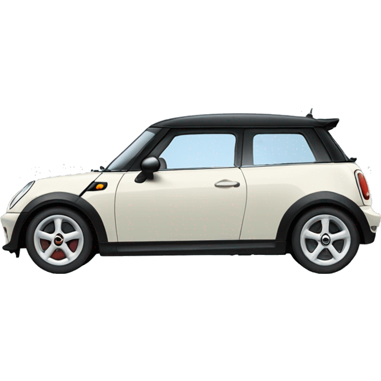 A pale blue mini cooper  emoji