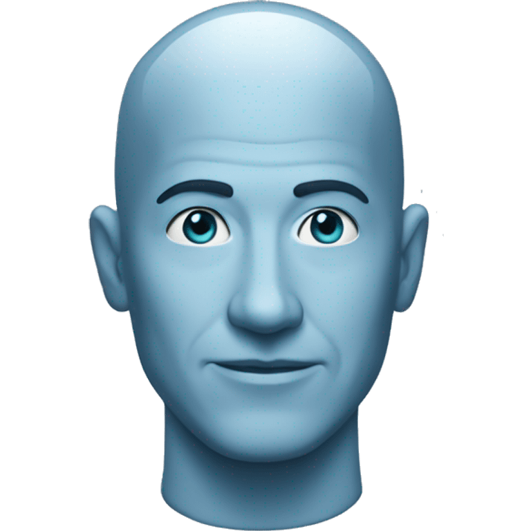 hologram man bald  emoji