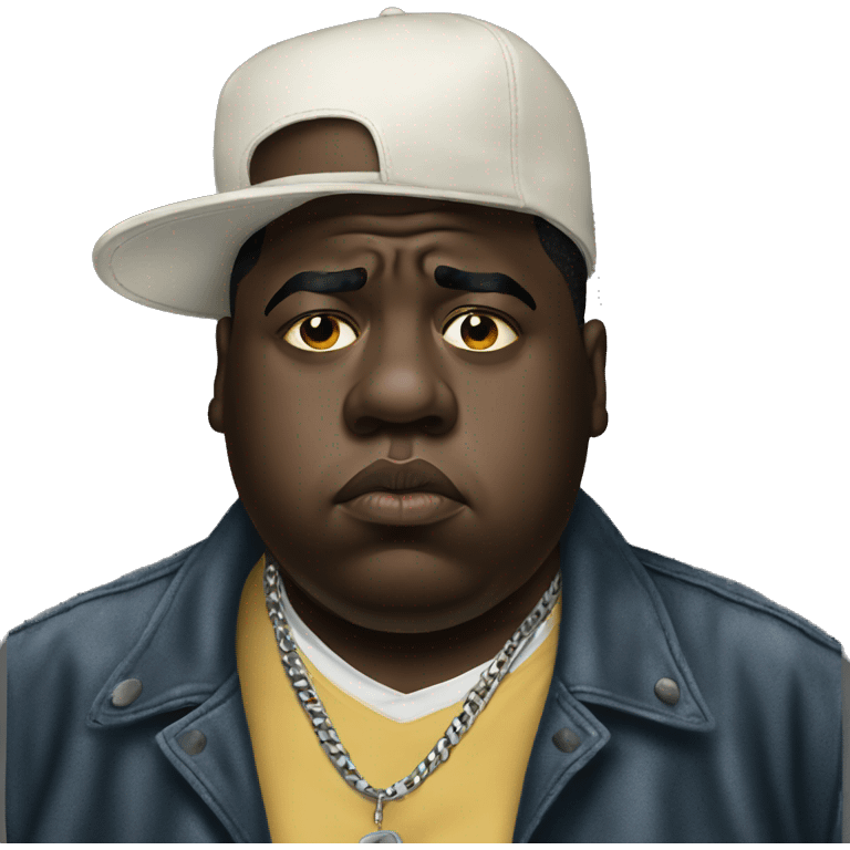 Notorious BIG sad emoji