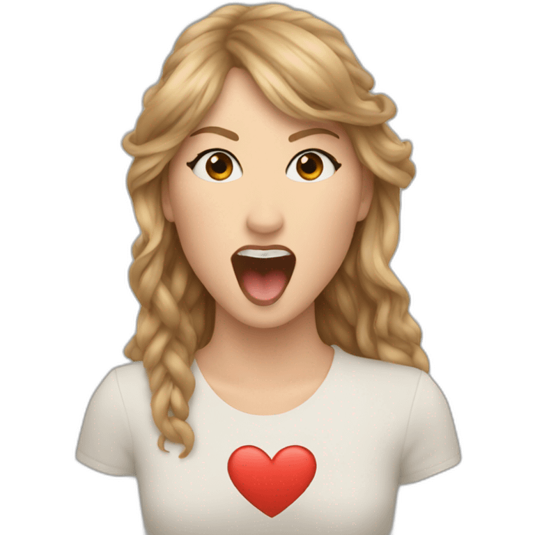 Taylor swift singing with Ed sheeran emoji