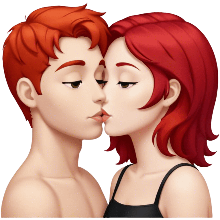 ron weasley and harry potter kiss emoji