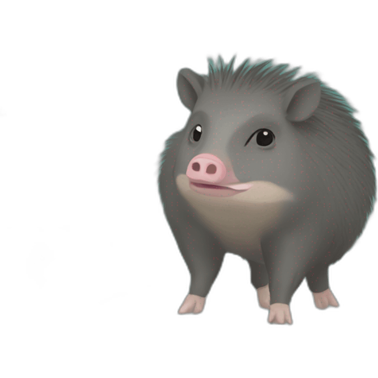 Peccary emoji