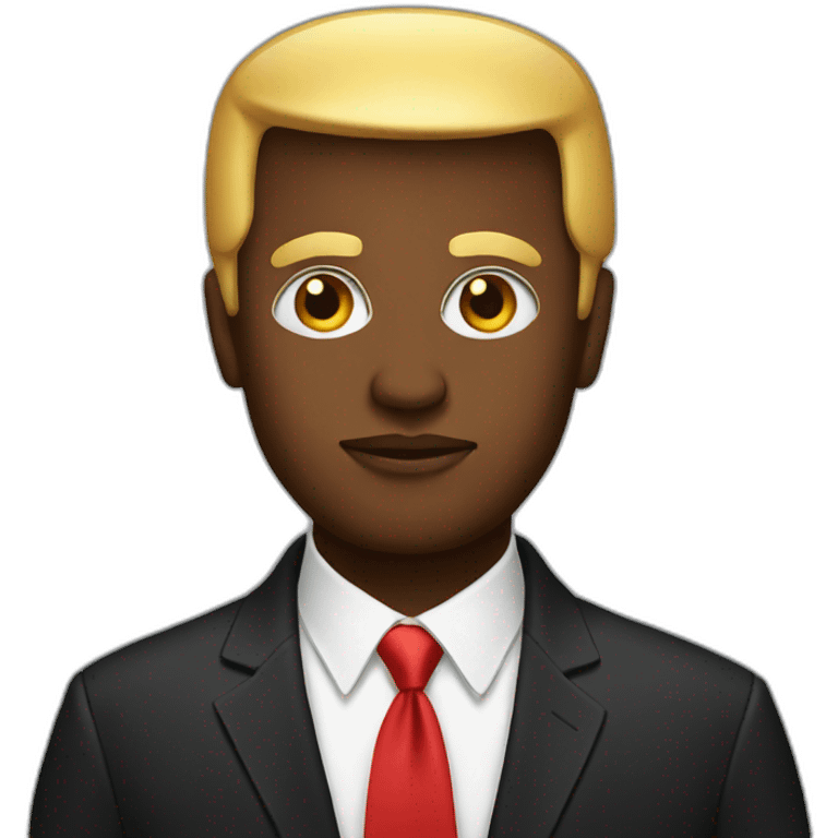 Black Trump emoji