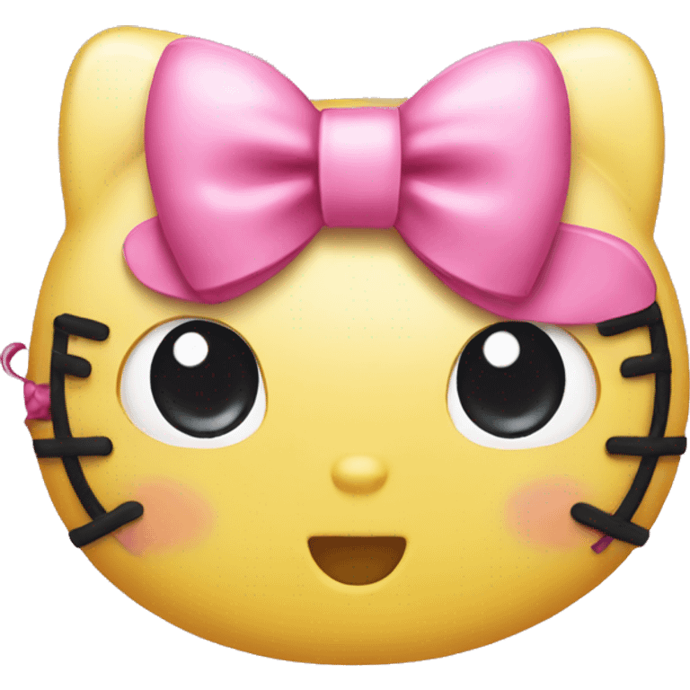 hello kitty bow emoji