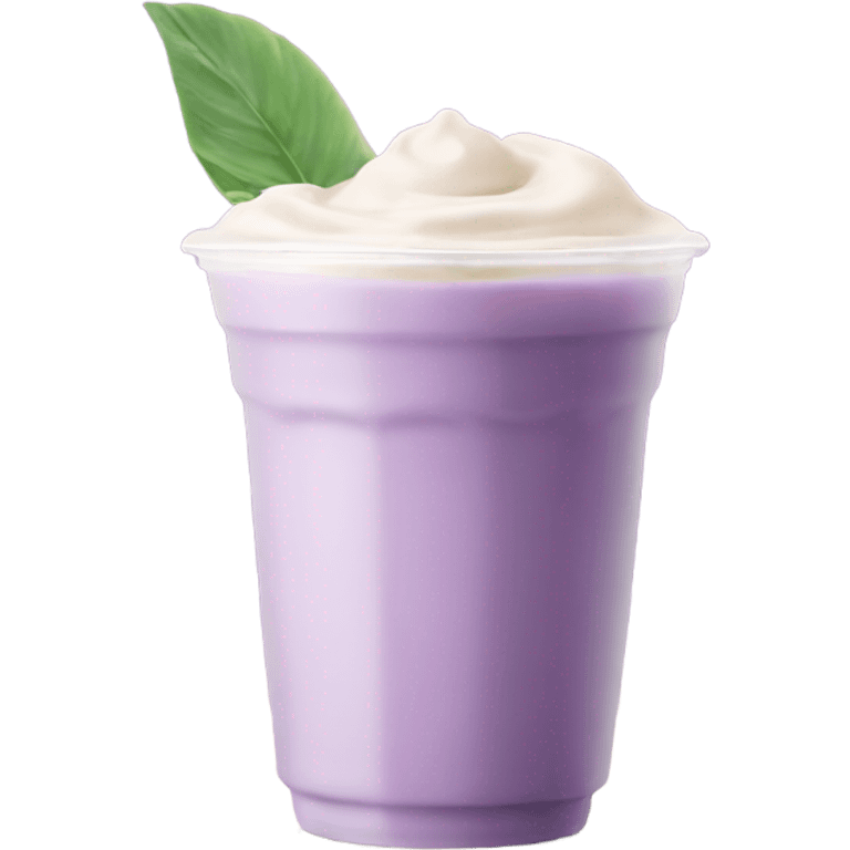 Taro milk tea no boba emoji