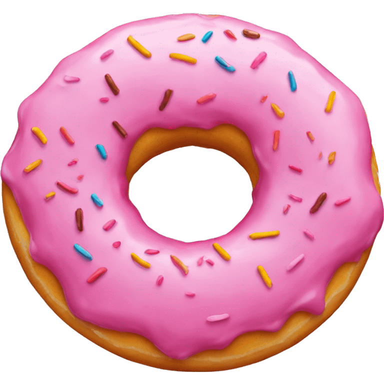 Donut pink emoji