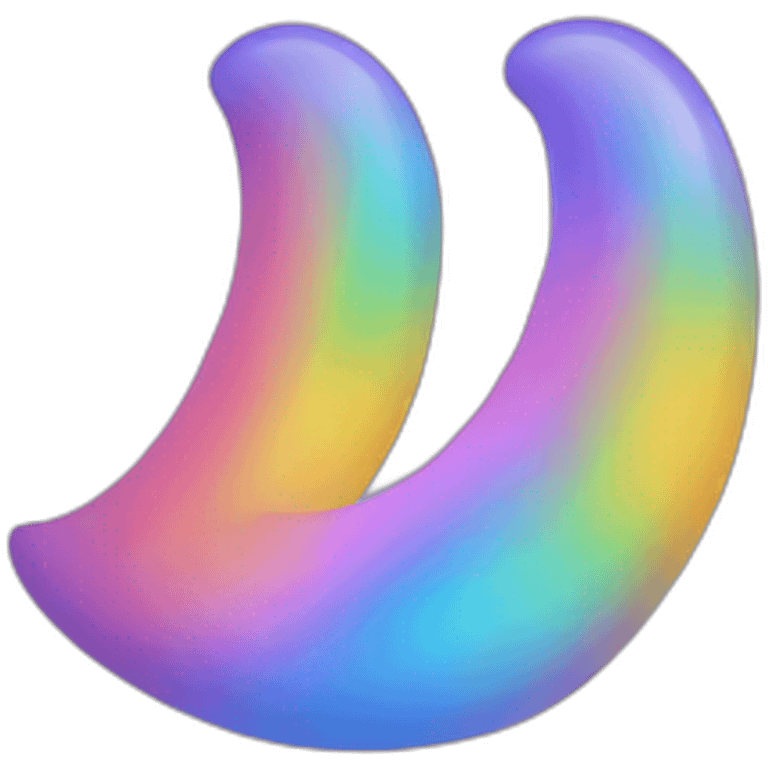 Cœur arc en ciel emoji