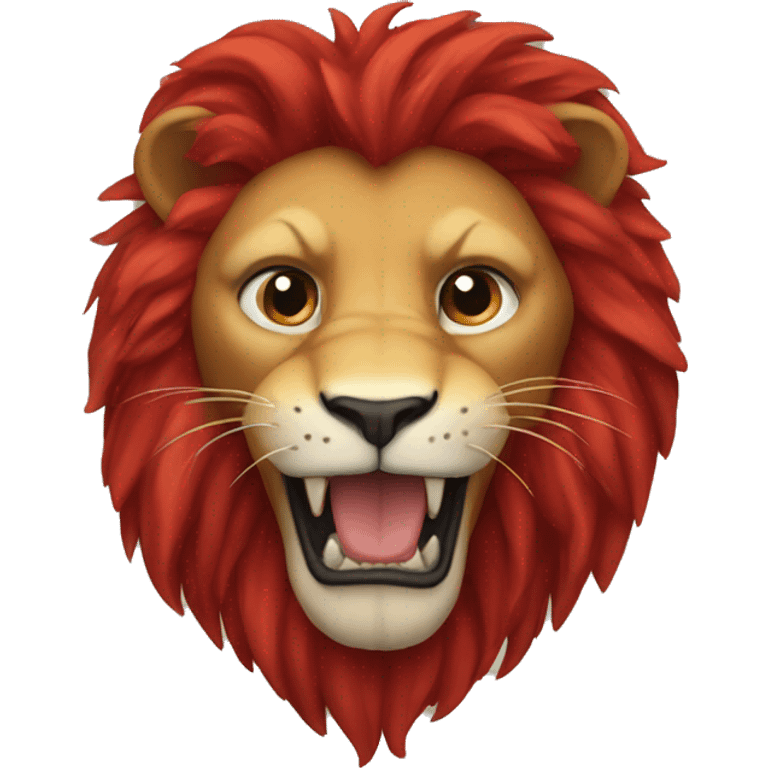 Red lion emoji