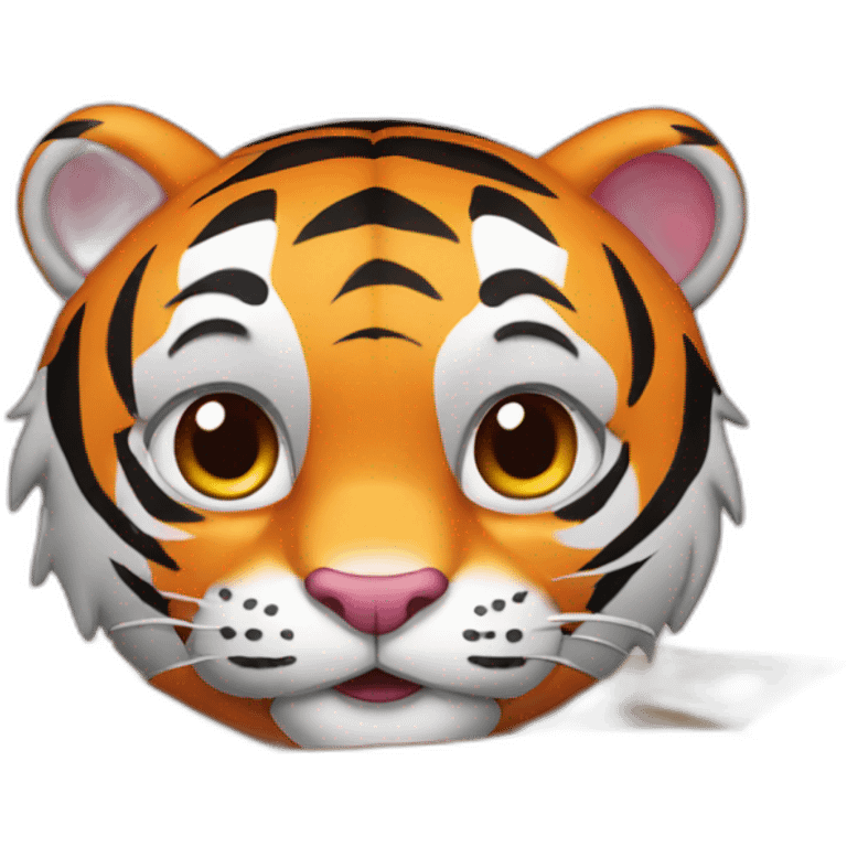 tiger with box emoji