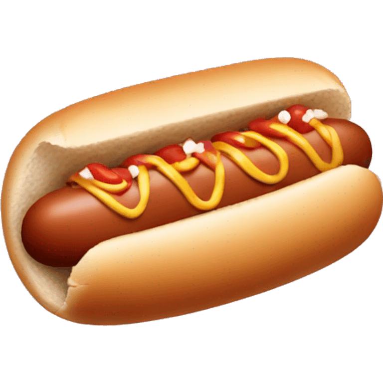 Hot dog emoji