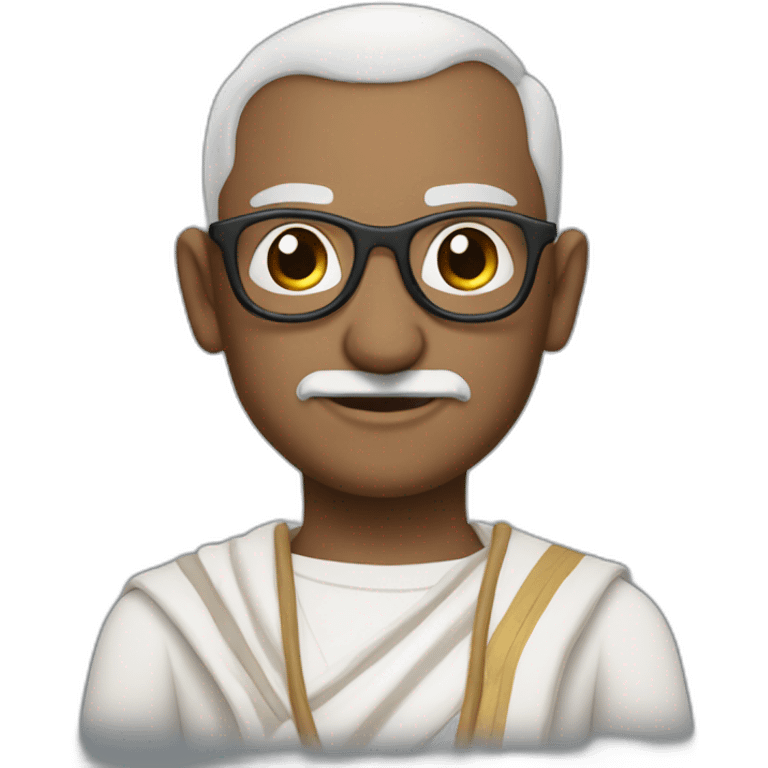 Gandhi super man emoji