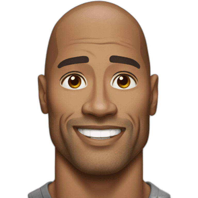 Dwayne Johnson emoji