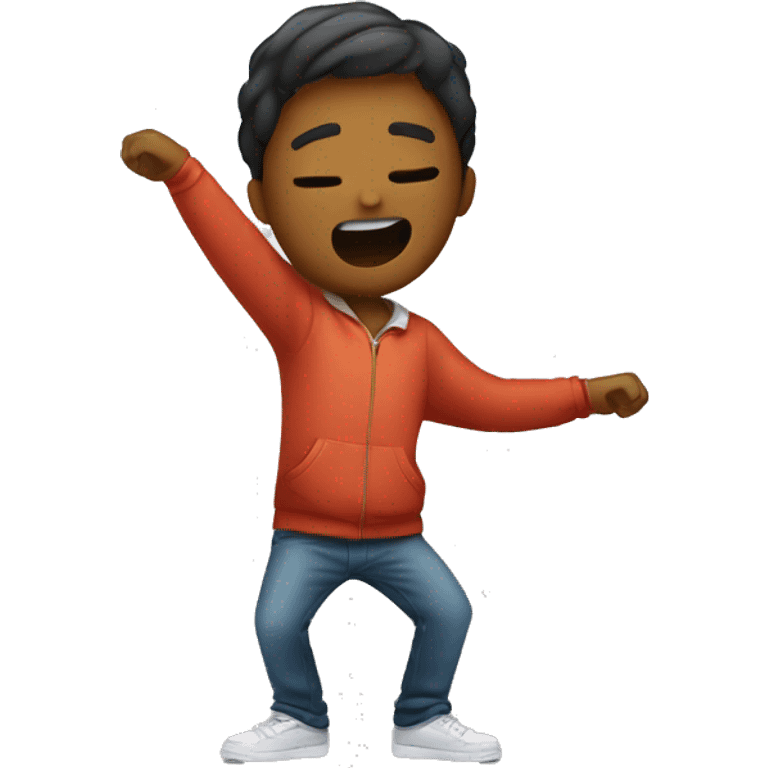 Person doing the dab emoji