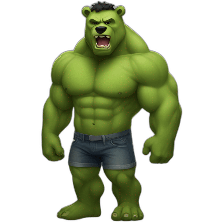 curvy hulk bear emoji