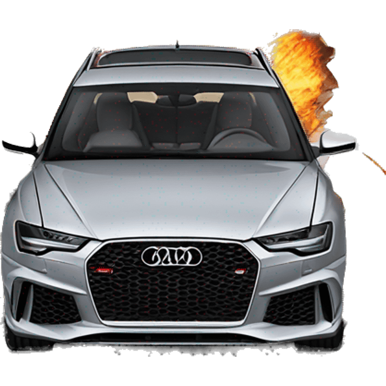 Audi rs6 crash emoji