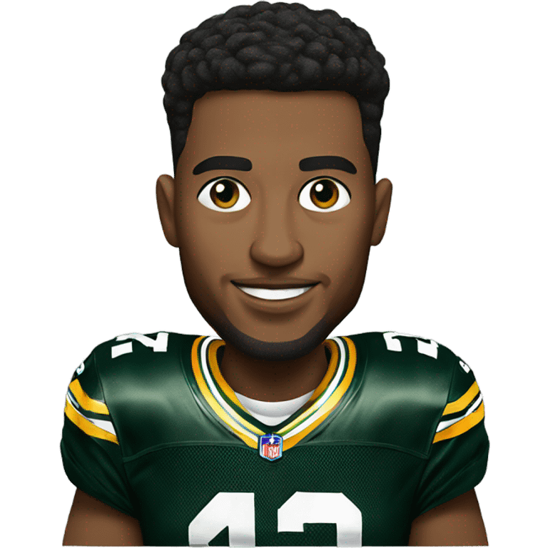 Green Bay packers quarterback Jordan Love emoji