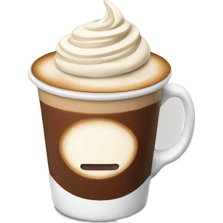 Chocolate latte emoji