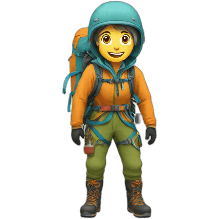 alpinist emoji