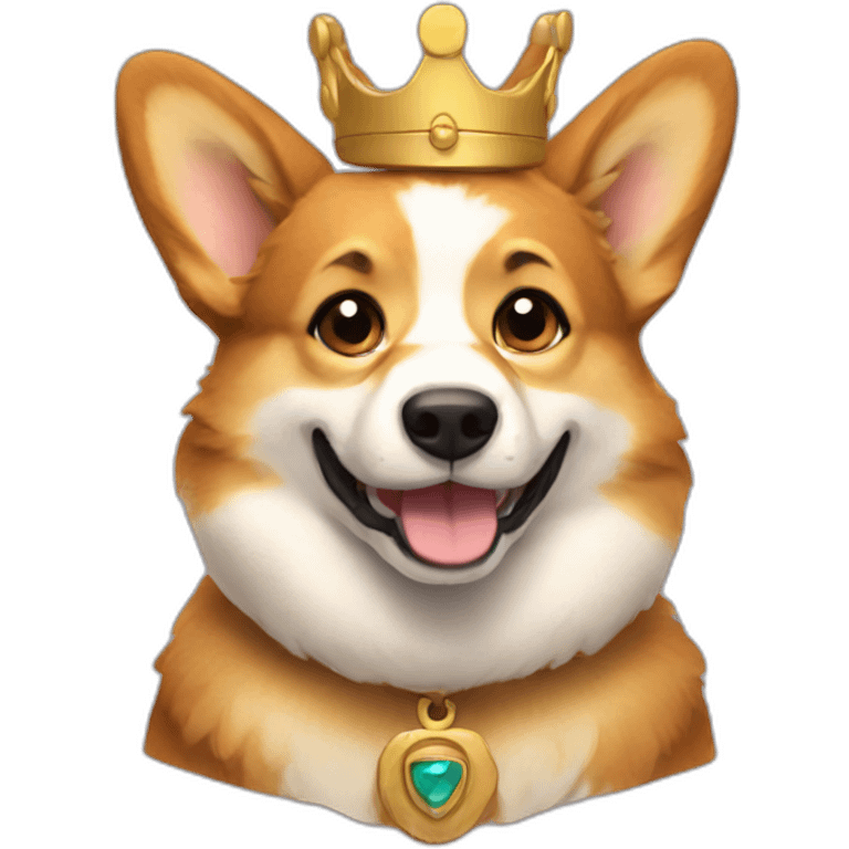 corgy king emoji