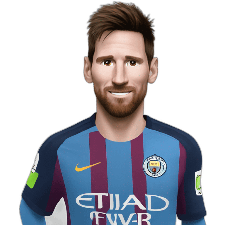 Messi manchester city emoji