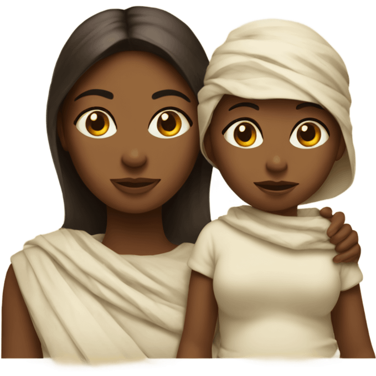 Mummy daughter and baby emoji