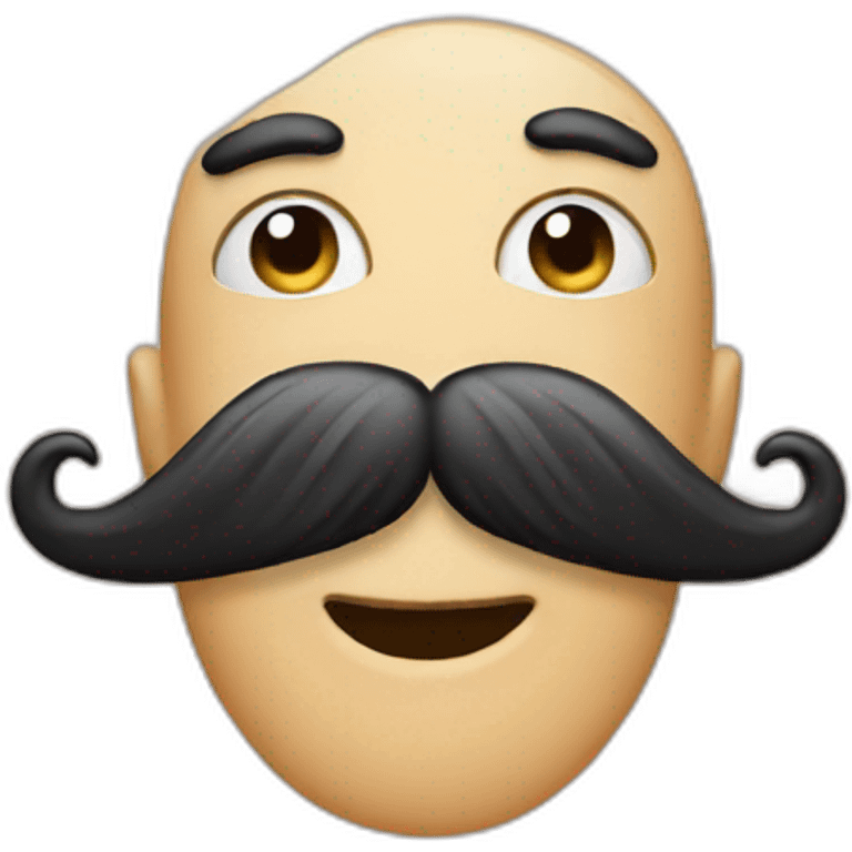 mustache emoji