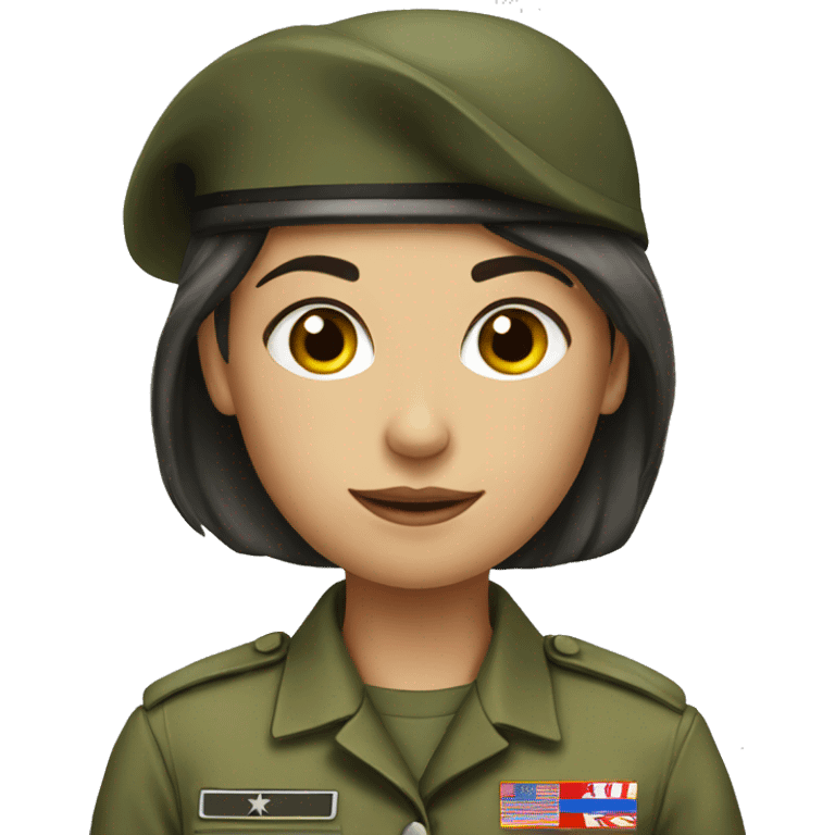 Militar girl emoji