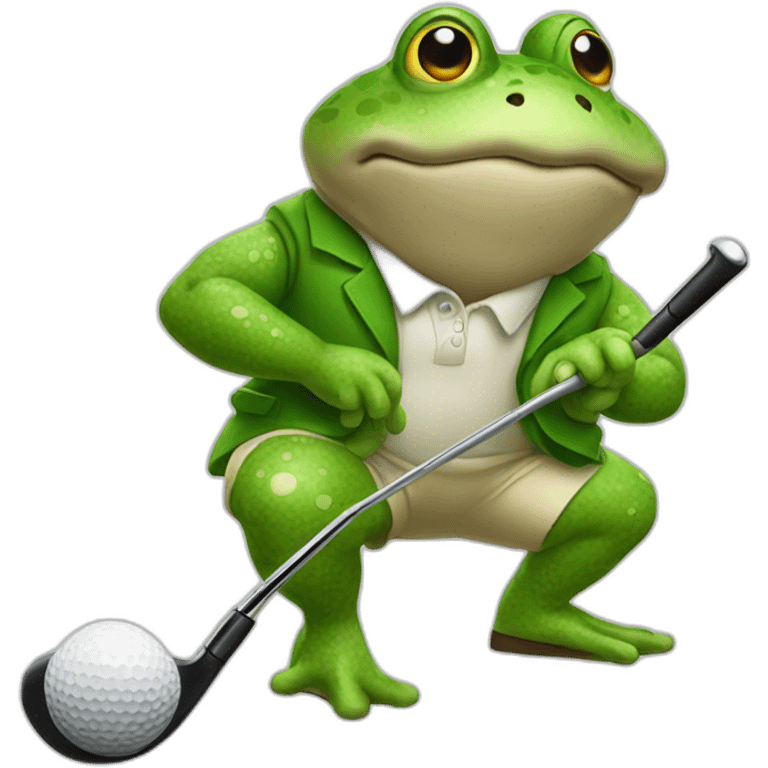 toad play golf emoji