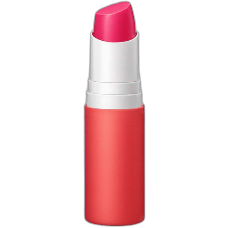 Lip stick disguised as a glue stick emoji