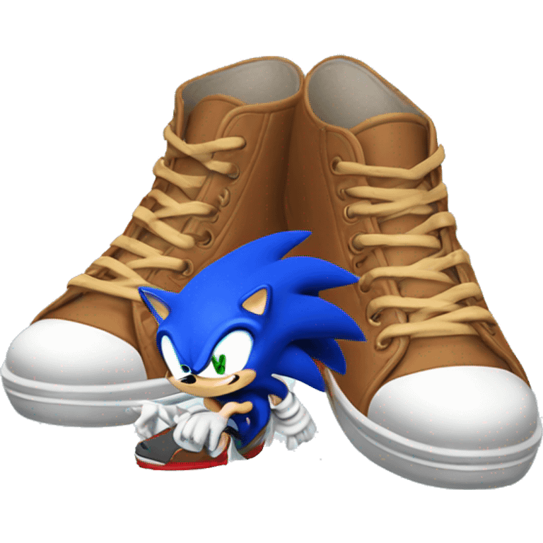 sonic the hedgehog's shoes emoji