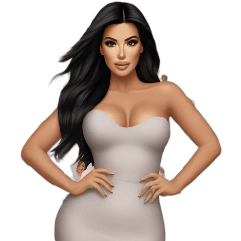 Kardashian magazine photoshoot emoji