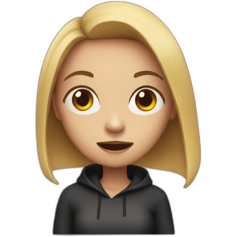 Horror girl emoji