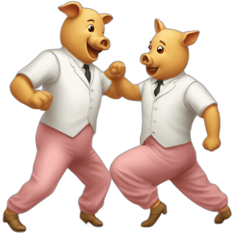 Cochon dance tango emoji