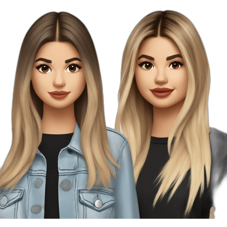 Selena Gomez hailey bieber emoji