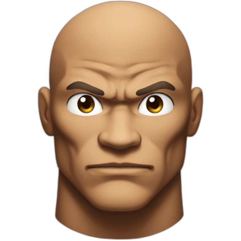 Evil Baki the Grappler emoji