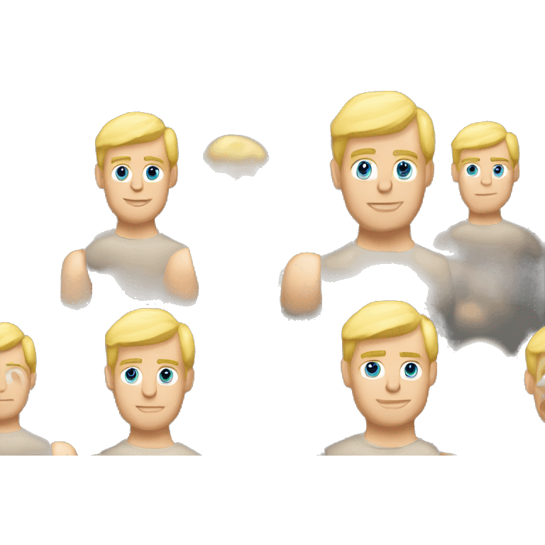 fitnessman blond christpher blümlein  emoji