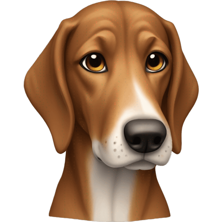 Brown Finnish lapphound  emoji