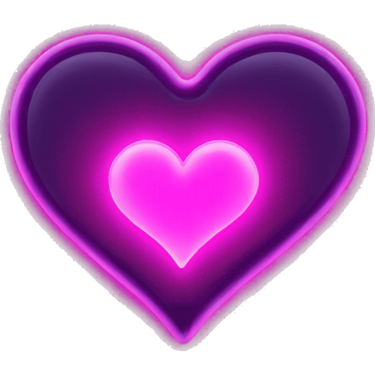 heart glowing neon  emoji