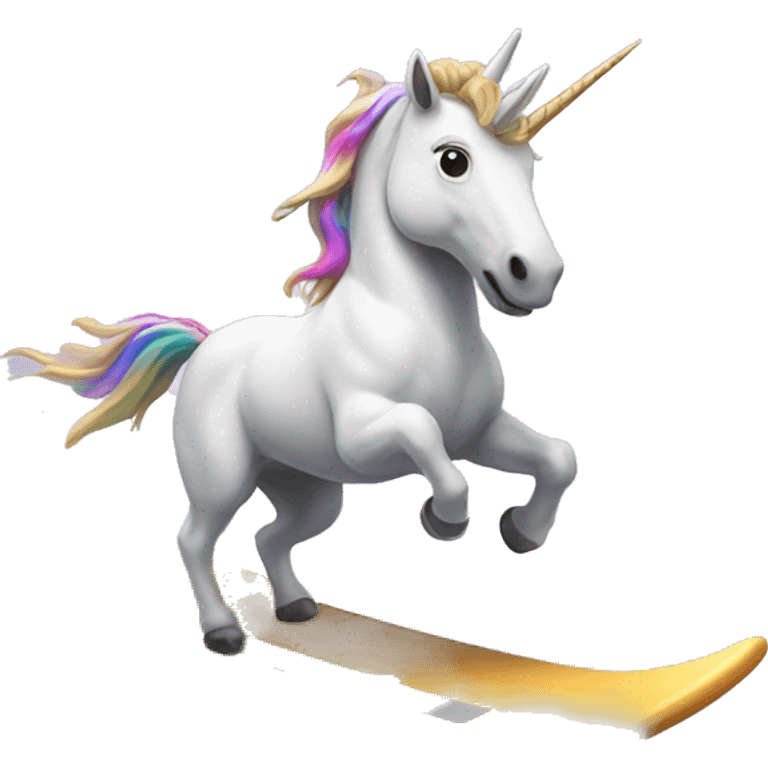 unicorn surfing emoji