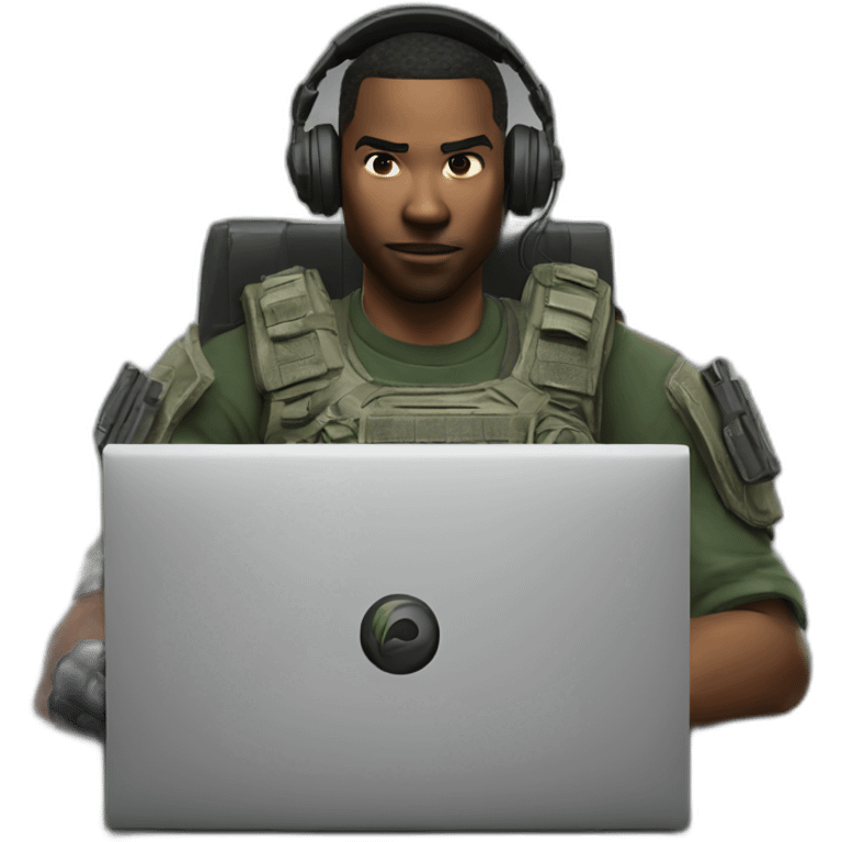 Warzone gamer playing on xbox emoji