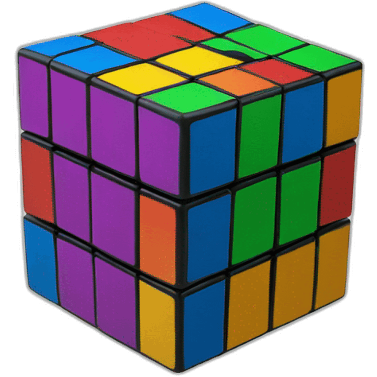 Rubik's cube emoji