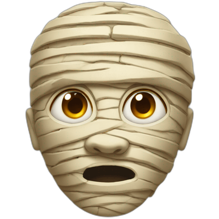 Mummy head emoji