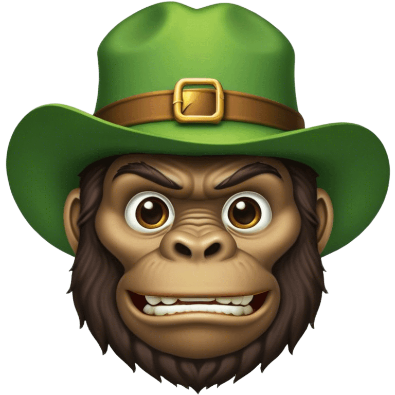 king kong lephechaun hat emoji